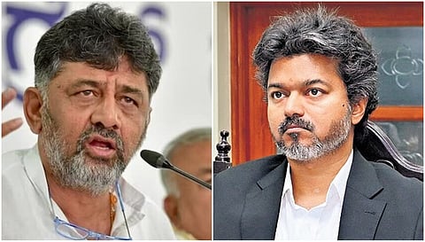 CM D K Shivakumar and CM Vijay 