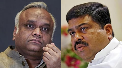 Priyank Kharge and Dharmendra Pradhan 