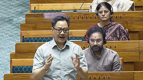 Union Minister for Parliamentary Affairs Kiren Rijiju