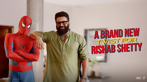 Divine Star Rishab Shetty promotes Spider-Man Brand New Day