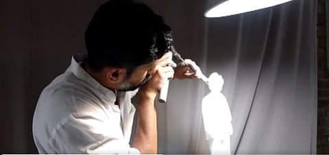 Mysuru sculptor Arun Yogiraj creates 8.5 kg marble sculpture of Swami Vivekananda