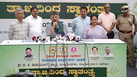 CM D K Shivakumar launches 'Freedom from Waste' campaign in Bengaluru
