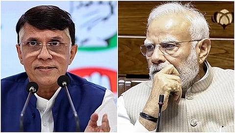 Pawan khera and PM Modi