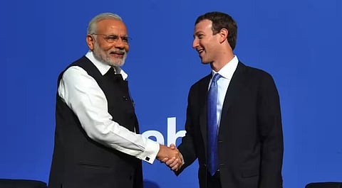 Narendra Modi, Mark zuckerberg 