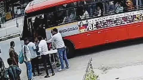 Passenger suffers heart attack on bus