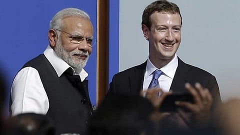 PM Modi-Mark Zuckerberg