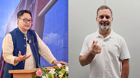 Kiren Rijiju - Rahul Gandhi