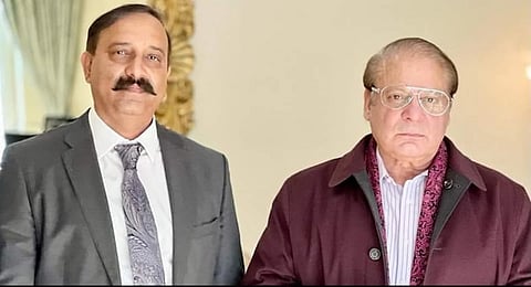Rukhsar Ahmed with former Pakistan PM Nawaz Sharif
