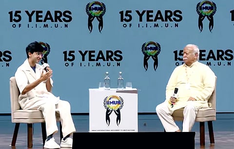 Mohan Bhagawat in conversation 