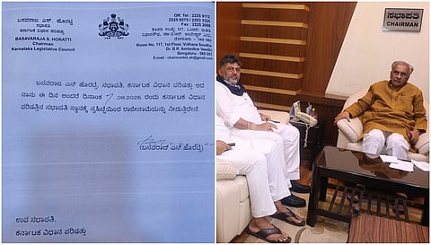 ವಿಧಾನ ಪರಿಷತ್ ಸಭಾಪತಿ ಸ್ಥಾನಕ್ಕೆ ಬಸವರಾಜ ಹೊರಟ್ಟಿ ರಾಜೀನಾಮೆ