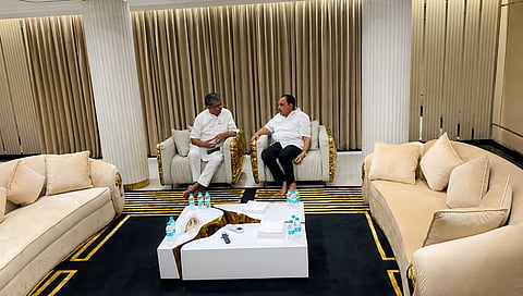 hariprasad meets krishnappa