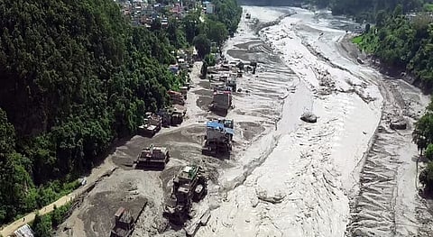 Search teams in Nepal located the woman completely unharmed in Janakpur.