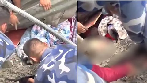 6-Year-Old Rescued Alive