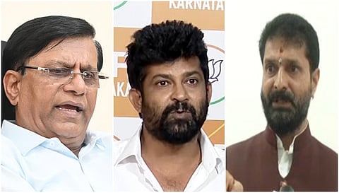 Basavaraja Rayareddy, Pratap Simha and C T Ravi 