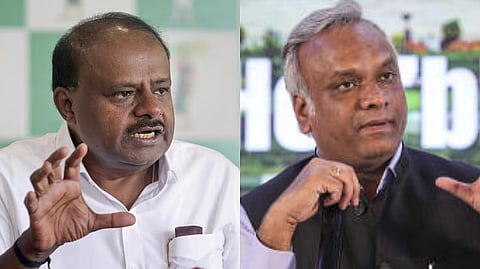 H D Kumaraswamy and Priyank Kharge 