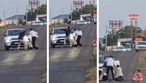 Brothers beat elderly parents with sticks on road over selling property in Pune