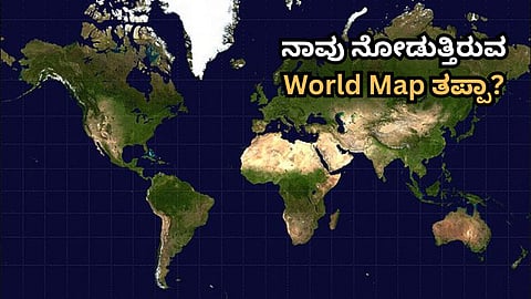 Mercator Projection World Map