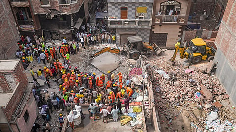 Delhi Building Collapse