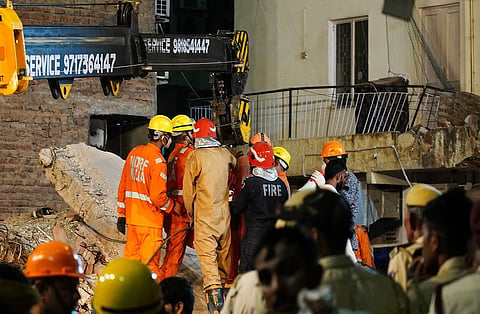 Delhi building collapse 