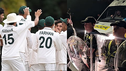 Pakistan Team Mistaken For Asylum Seekers In UK By Anti-Immigrant Protestors