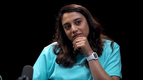 Smriti Mandhana on Raj Shamani's podcast.