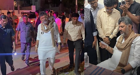 ಕನಕಪುರದ ಹಾಸ್ಟೆಲ್‌ಗೆ ಭೇಟಿ ನೀಡಿದ ಡಿಕೆ ಶಿವಕುಮಾರ್