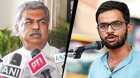 B K Hariprasad and Umar Khalid(File photo)