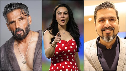 Suniel Shetty, Preity zinta, Ricky Kej