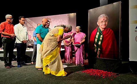 Nirmala Sitharaman at 88th birth anniversary programme at Bengaluru 