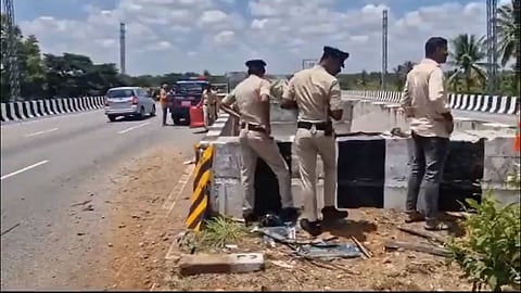 Woman dies after car falls from Bengaluru-Mysuru expressway flyover