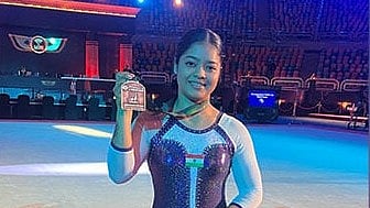 Gymnast Pranati Nayak 
