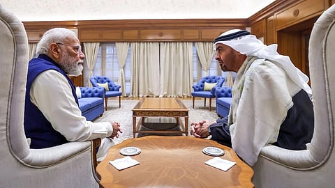 UAE President  dials Modi