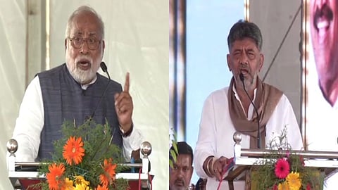 BJP Leader HM Vishwanth and CM DK Shivakumar
