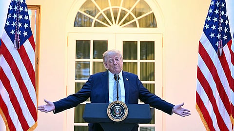 US President Donald Trump 