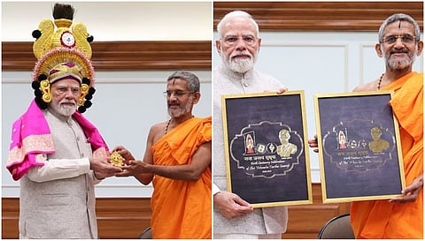 Sri Vishwesha Theertha swamiji met PM Narendra Modi 