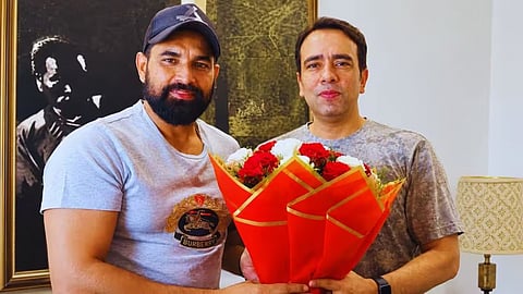 mohmmad shami meets Jayant Chaudhary