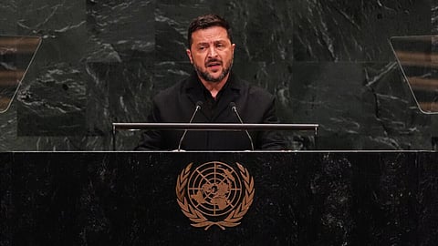 Zelenskyy Slams Russia at UNGA for Luring Foreigners into War