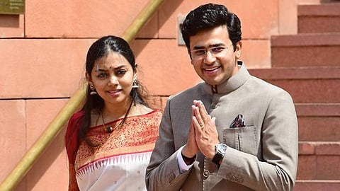 BJP MP Tejasvi Surya’s wife recounts ‘traumatic’ train ride, says 40 men talked loudly for 5 hours 