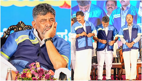 CM D K Shivakumar in Pourakarmik day 