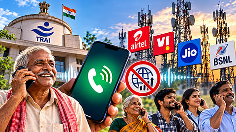 TRAI Voice-Only Plans Telecom Collage