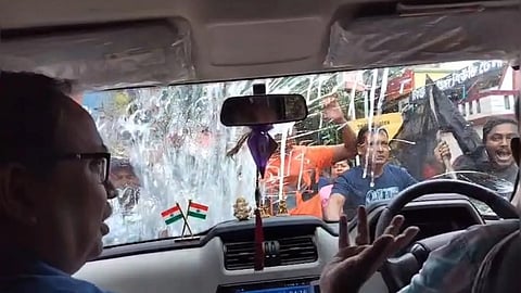 Stones, eggs hurled at car of Mamata camp's TMC MLA