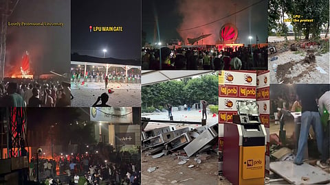 Punjab LPU Campus Violence: Massive Student Protests and Vandalism Over Fake Social Media Rumours
