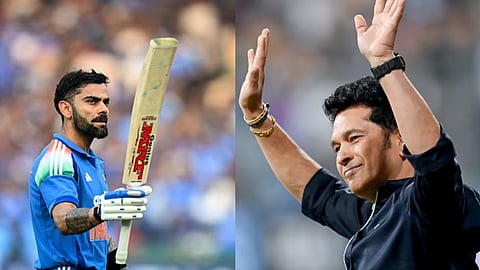 Virat kohli- sachin tendulkar 