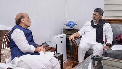 Rajnath Singh, DK Shivakumar