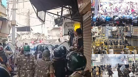 High Tension in Ujjain Over Mosque Demolition for Simhastha Road Widening, Stone Pelting Prompts Tear Gas and Heavy Security
