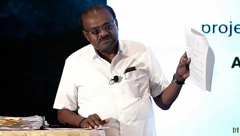 HD Kumaraswamy releases ‘explosive’ NICE project documents on Tuesday