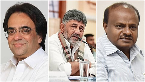 Ashok kheny, Dk Shivakumar And Hd kumaraswamy