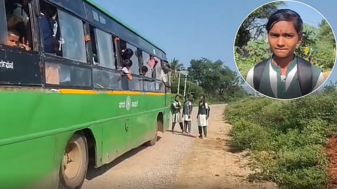 Girl Student Confronts KSRTC Driver After Bus Fails to Stop