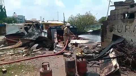 ಬೆಂಗಳೂರಿನ ಖಾಲಿ ನಿವೇಶನದಲ್ಲಿ LPG ಸಿಲಿಂಡರ್ ಸ್ಫೋಟ: ಅದೃಷ್ಟವಶಾತ್ ಪ್ರಾಣಹಾನಿ ಇಲ್ಲ