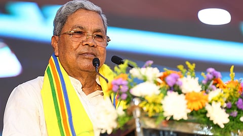 Ex CM Siddaramaiah in silver jubilee of the Karnataka State Backward Classes Association